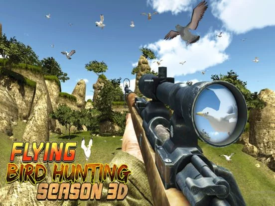 Изображение игры: Flying Bird Hunting Season 3D Simulator: Sniper Hunter in Safari Jungle