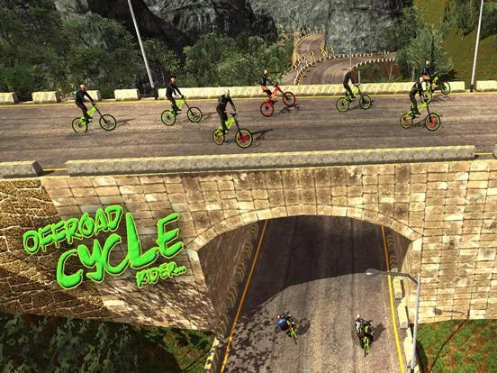 Изображение игры: Mountain Bike Rider - Freestyle BMX Hill Climber