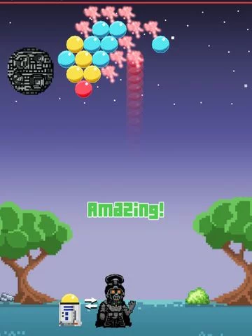 Изображение игры: Dark Invader Bubble Shooter