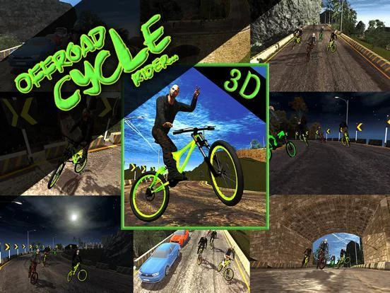 Изображение игры: Mountain Bike Rider - Freestyle BMX Hill Climber