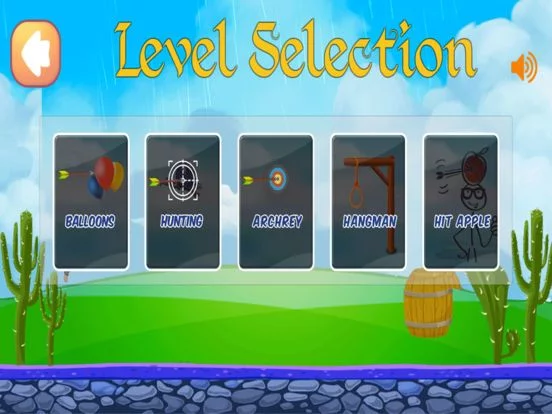 Изображение игры: Bow & Arrow Bird & Balloon Hunter: Shoot Apple & Rescue Hangman