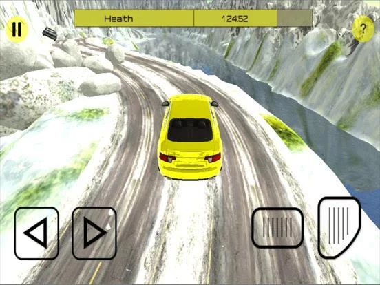 Изображение игры: Taxi Driving Simulator 3D: Snow Hill Mountain & Free Mobile Game 2016