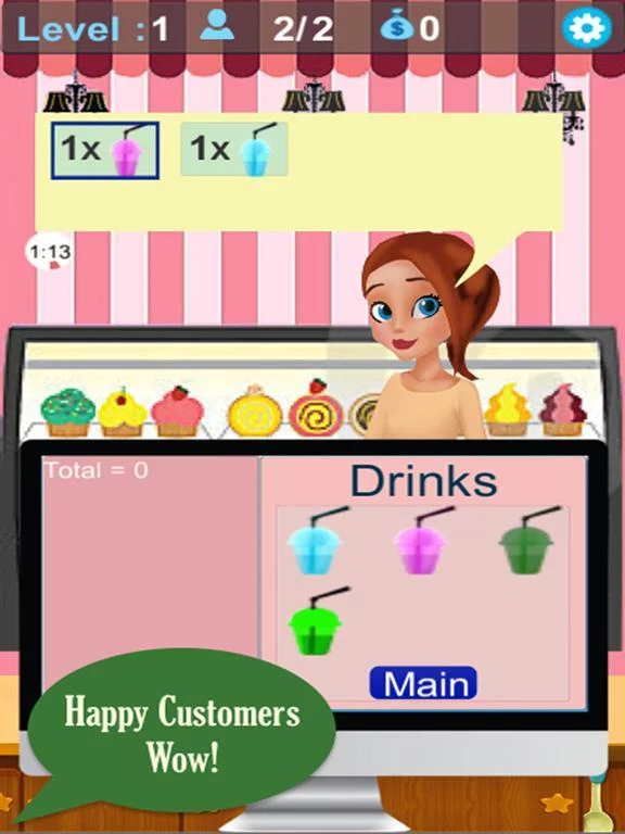 Изображение игры: Bakery Cashier Blitz: best supermarket coffee salon game For Kids