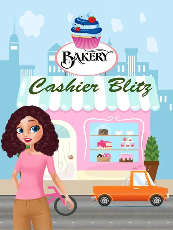 Изображение игры: Bakery Cashier Blitz: best supermarket coffee salon game For Kids