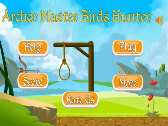 Изображение игры: Bow & Arrow Bird & Balloon Hunter: Shoot Apple & Rescue Hangman