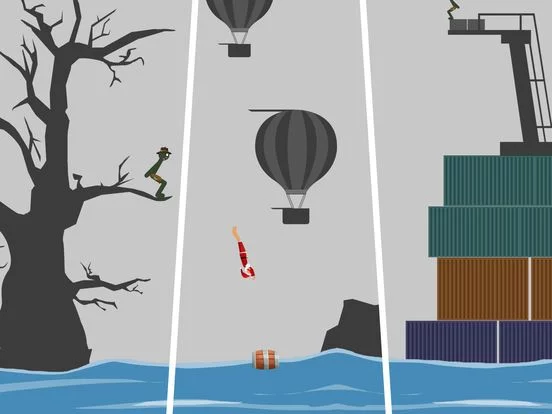Изображение игры: Stickman Flip Diving