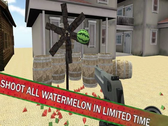 Изображение игры: Fun Shooting Watermelon