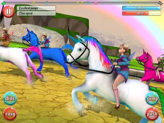 Изображение игры: Ultimate Unicorn Dash 3D