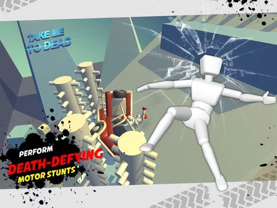 Изображение игры: Stickman Dismounting 3D