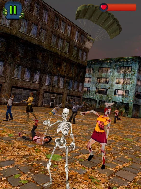 Изображение игры: Flick n'Shoot Zombies