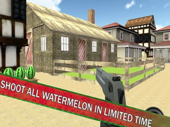 Изображение игры: Fun Shooting Watermelon
