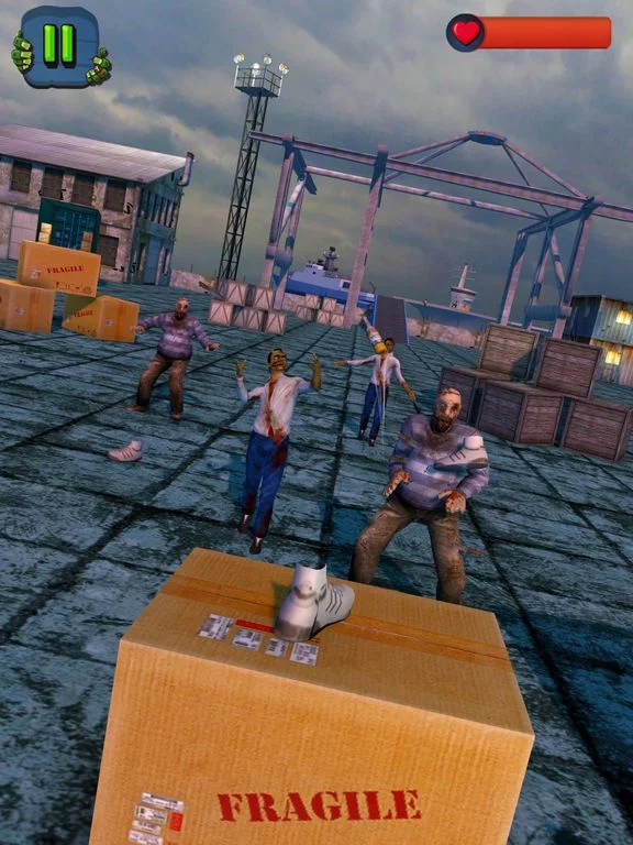 Изображение игры: Flick n'Shoot Zombies