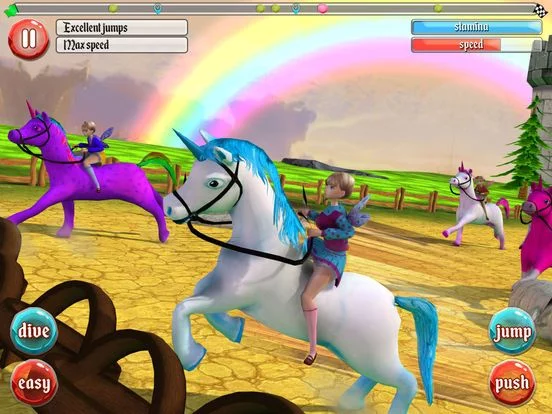Изображение игры: Ultimate Unicorn Dash 3D