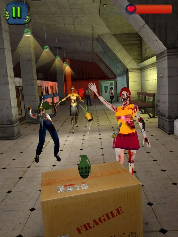 Изображение игры: Flick n'Shoot Zombies