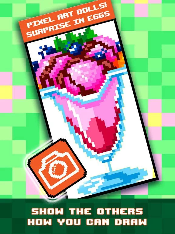 Изображение игры: Draw in Pixel Art