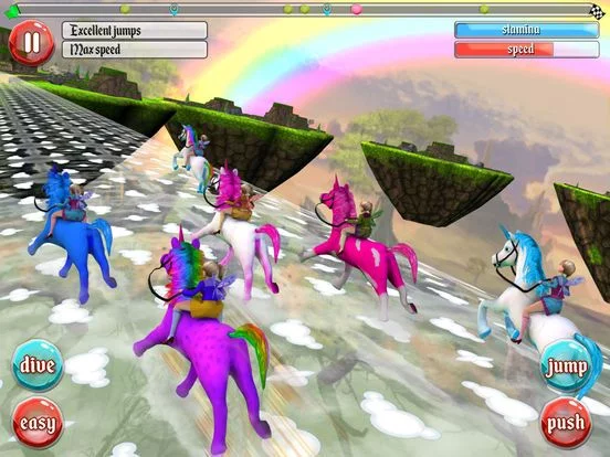 Изображение игры: Ultimate Unicorn Dash 3D