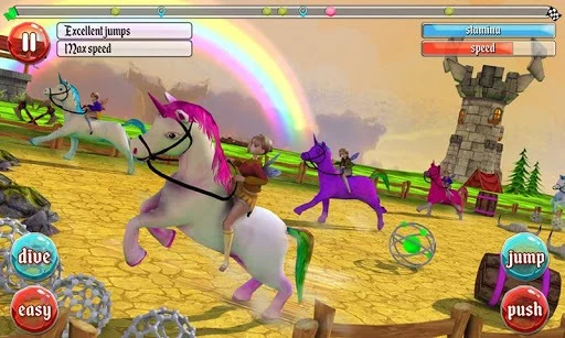 Изображение игры: Ultimate Unicorn Dash 3D