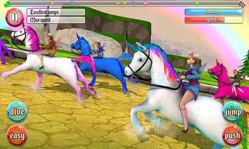 Изображение игры: Ultimate Unicorn Dash 3D