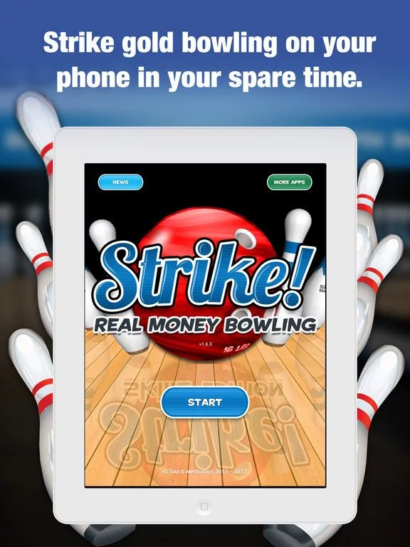 Изображение игры: Strike! Real Money Bowling