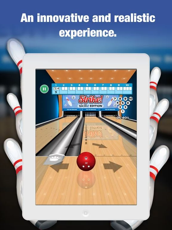 Изображение игры: Strike! Real Money Bowling