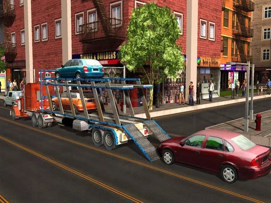 Изображение игры: City Car Transport - Cargo Trailer Truck