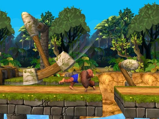 Изображение игры: Monkey Stunt Run