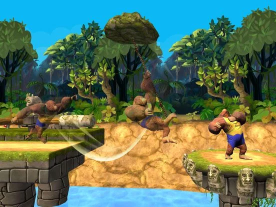 Изображение игры: Monkey Stunt Run