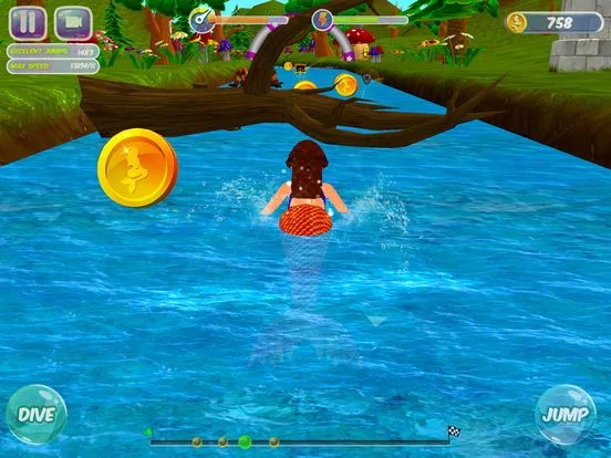 Изображение игры: Fancy Mermaid Race Adventures