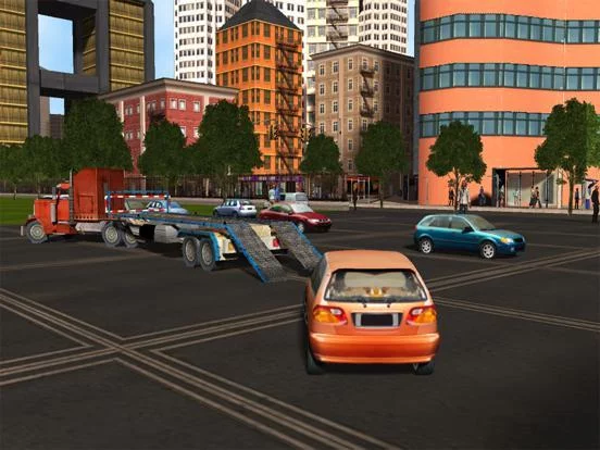 Изображение игры: City Car Transport - Cargo Trailer Truck