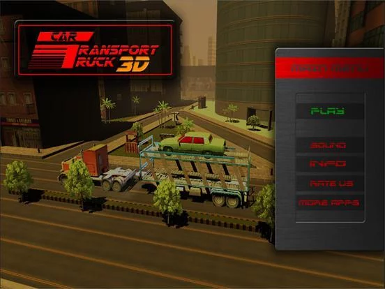 Изображение игры: City Car Transport - Cargo Trailer Truck