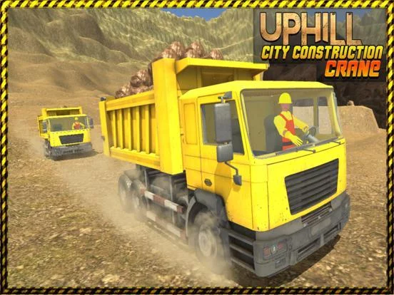 Изображение игры: Hill Climb Construction Crane 3D Dumper & Forklift