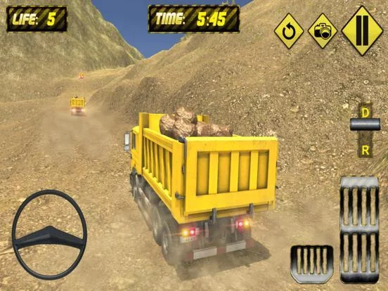 Изображение игры: Hill Climb Construction Crane 3D Dumper & Forklift