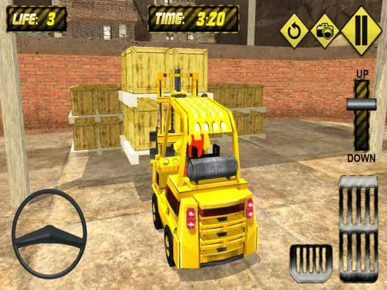 Изображение игры: Hill Climb Construction Crane 3D Dumper & Forklift