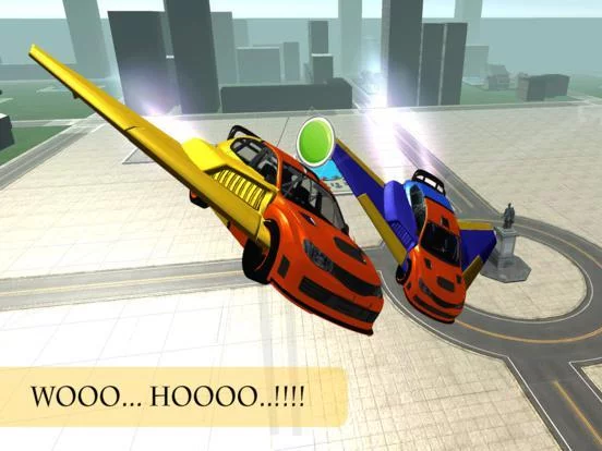 Изображение игры: Futur Flying Car Racing: Free Play Flight Simulation