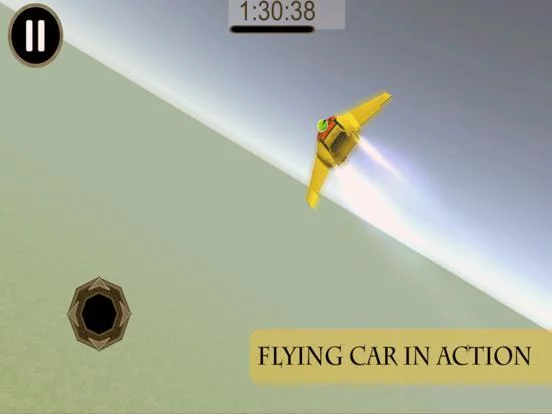 Изображение игры: Futur Flying Car Racing: Free Play Flight Simulation