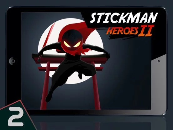 Изображение игры: Stickman Warriors Heroes 2