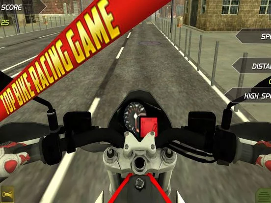 Изображение игры: Traffic Biker Control