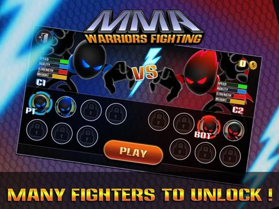 Изображение игры: Stickman Warriors: UFB Fighting