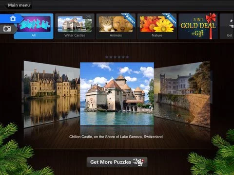 Изображение игры: Jigsaw Puzzles: Water Castles