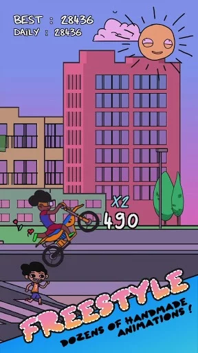 Изображение игры: Summer Wheelie