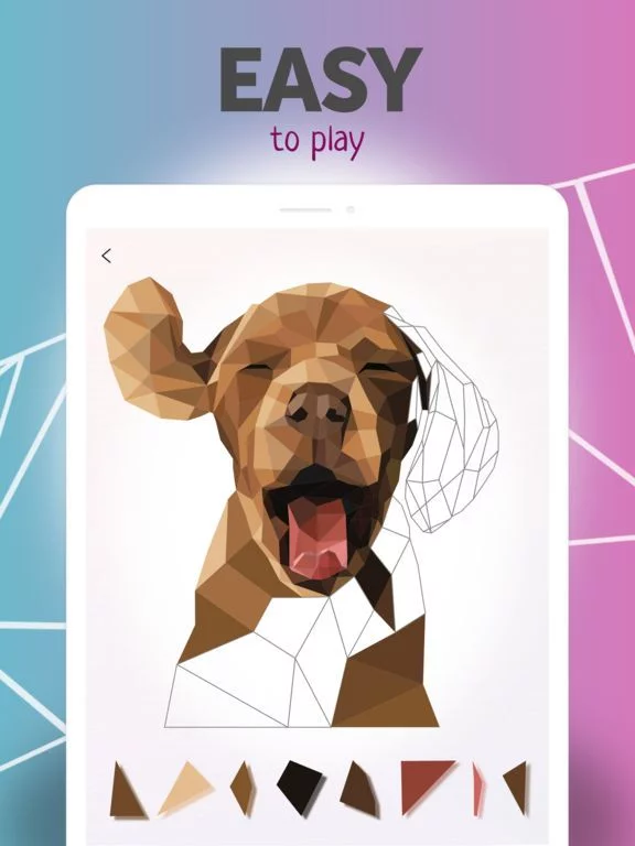 Изображение игры: Poly Art - Low Poly Artbook