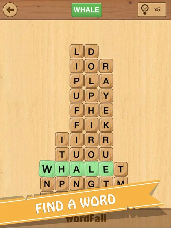 Изображение игры: WordFall - Brain Training Game to Search Words