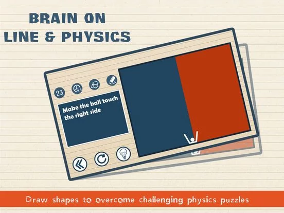 Изображение игры: Brain on Line Physics Puzzle