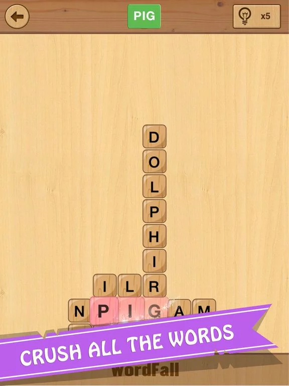 Изображение игры: WordFall - Brain Training Game to Search Words