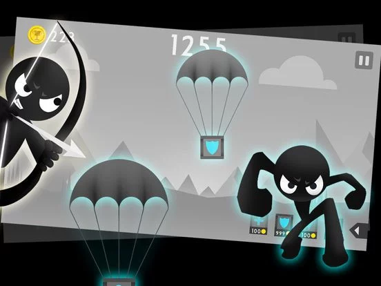 Изображение игры: Stickman Archer Fight