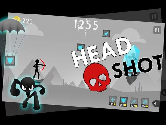 Изображение игры: Stickman Archer Fight