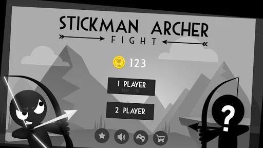 Изображение игры: Stickman Archer Fight