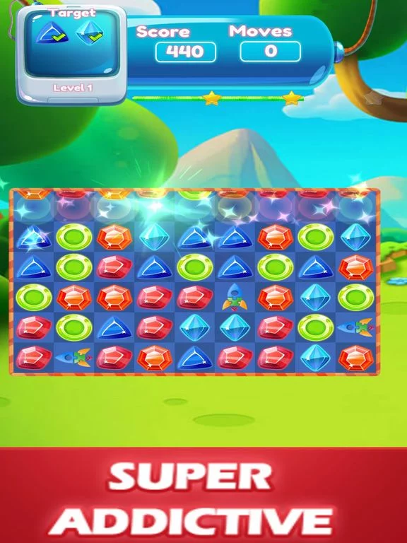 Изображение игры: Jewels Match Island