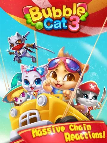 Изображение игры: Bubble Cat 3