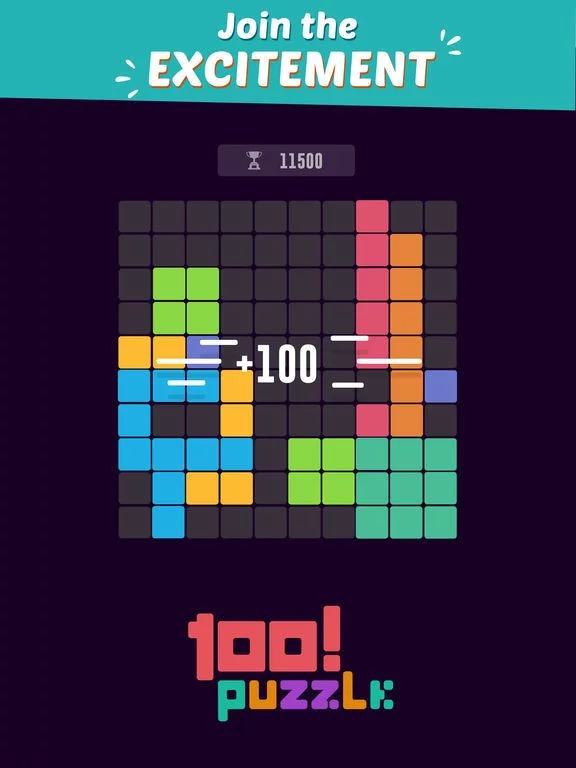Изображение игры: 100! Block Puzzle